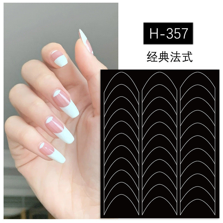 French Nail Stickers
