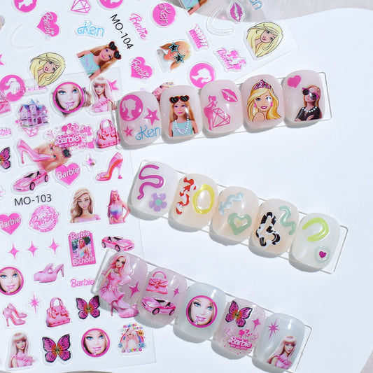 Barbie Stickers